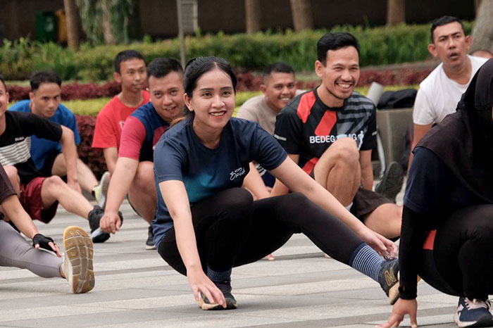 Ngabuburit Sambil Olahraga, King Sparko Kuasai Balai Kota Bandung